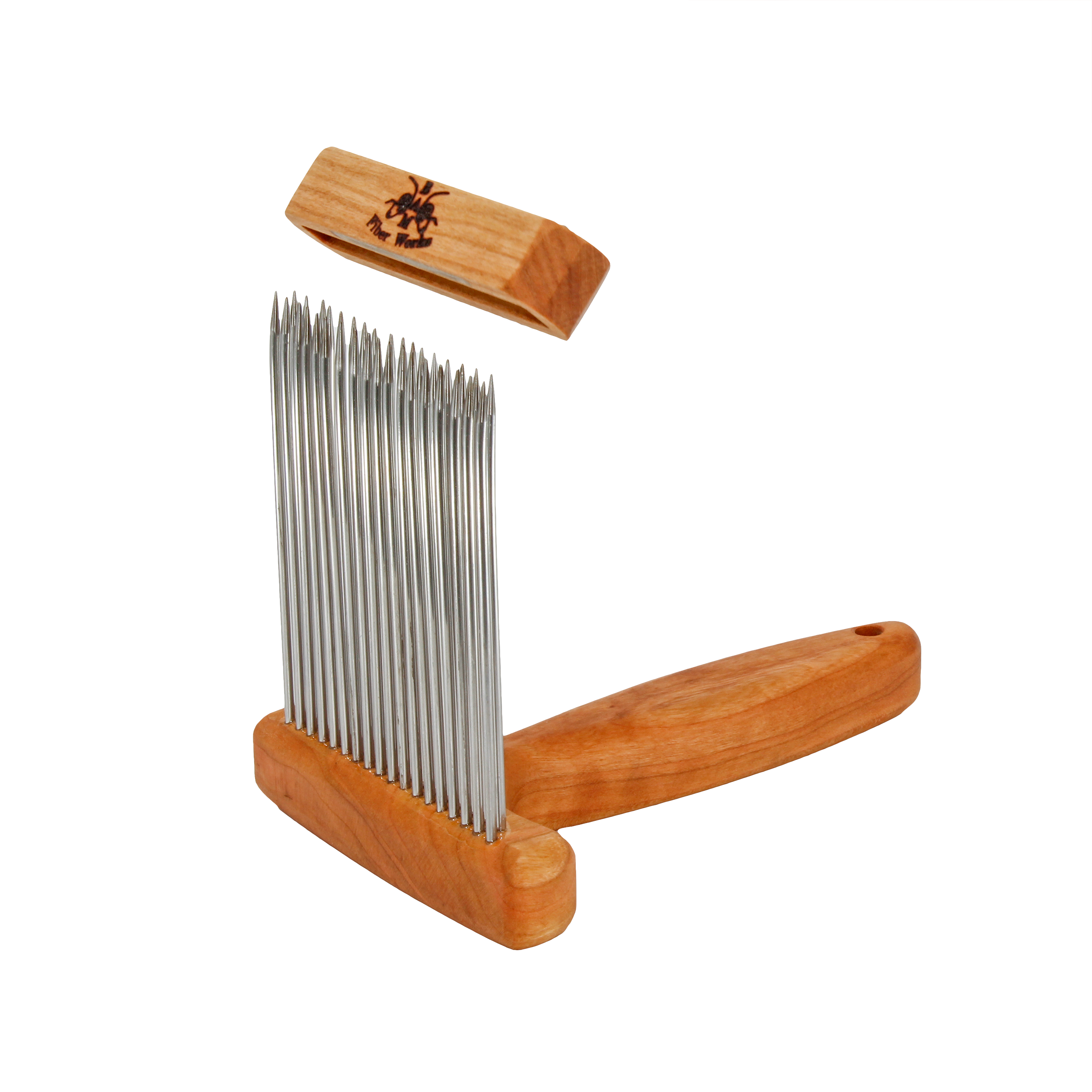 comb for wool spinning Regular Comb With Magnetic Cap (One Comb) Fine / Double