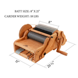 Deluxe Drum Carder - Easy Clean -