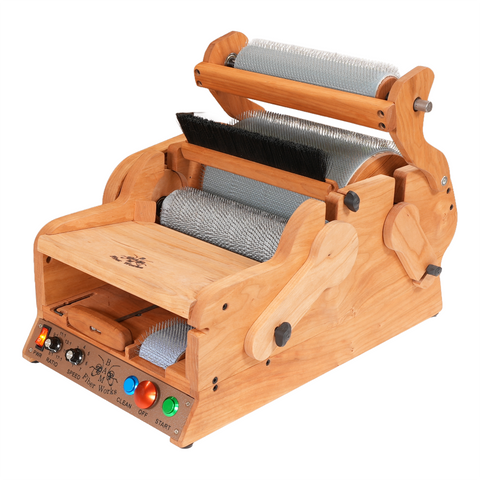 Electric Carder with Auto Clean - Dual Drive -