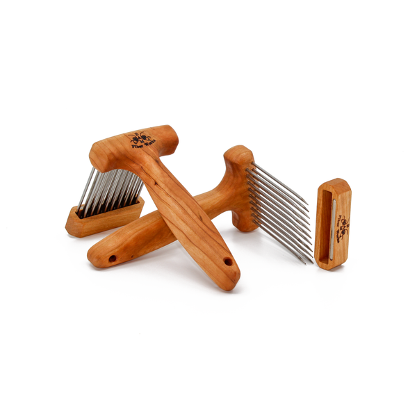 Mini Wool Combs- Single or Double Row - Fine or Extra Fine – Bam Fiber ...