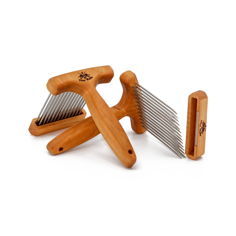 Regular Wool Combs- Single or Double Row - Fine or Extra Fine