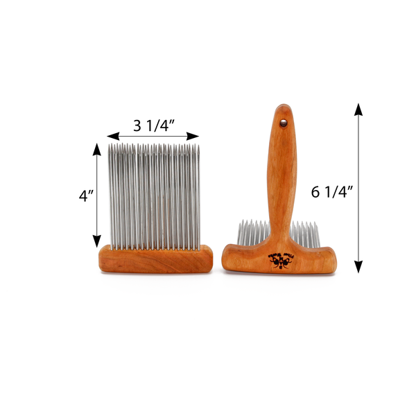 Regular Wool Combs- Single or Double Row - Fine or Extra Fine – Bam ...