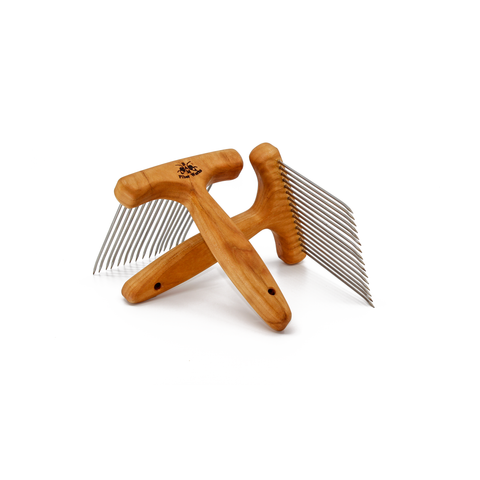 Large Wool Combs- Single or Double Row - Fine or Extra Fine – Bam Fiber ...