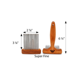 3 Row Super Fine Wool Combs w/Holder for Super Fine Fibers