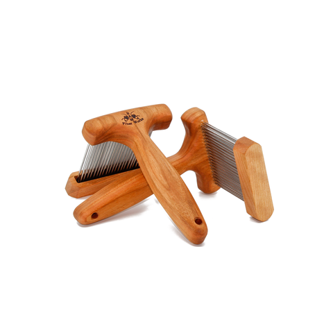 3 Row Super Fine Wool Combs for Super Fine Fibers – Bam Fiber Works